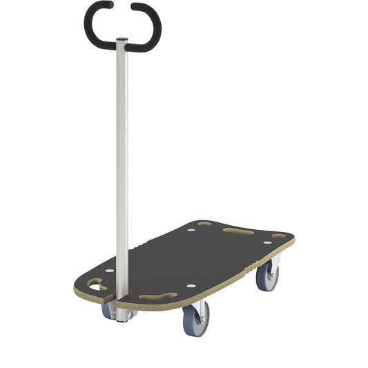 STAR CARRIER EXCELLENCE transport dolly, with MaxiGRIP, LxW 800 x 400 mm, max. load 300 kg.