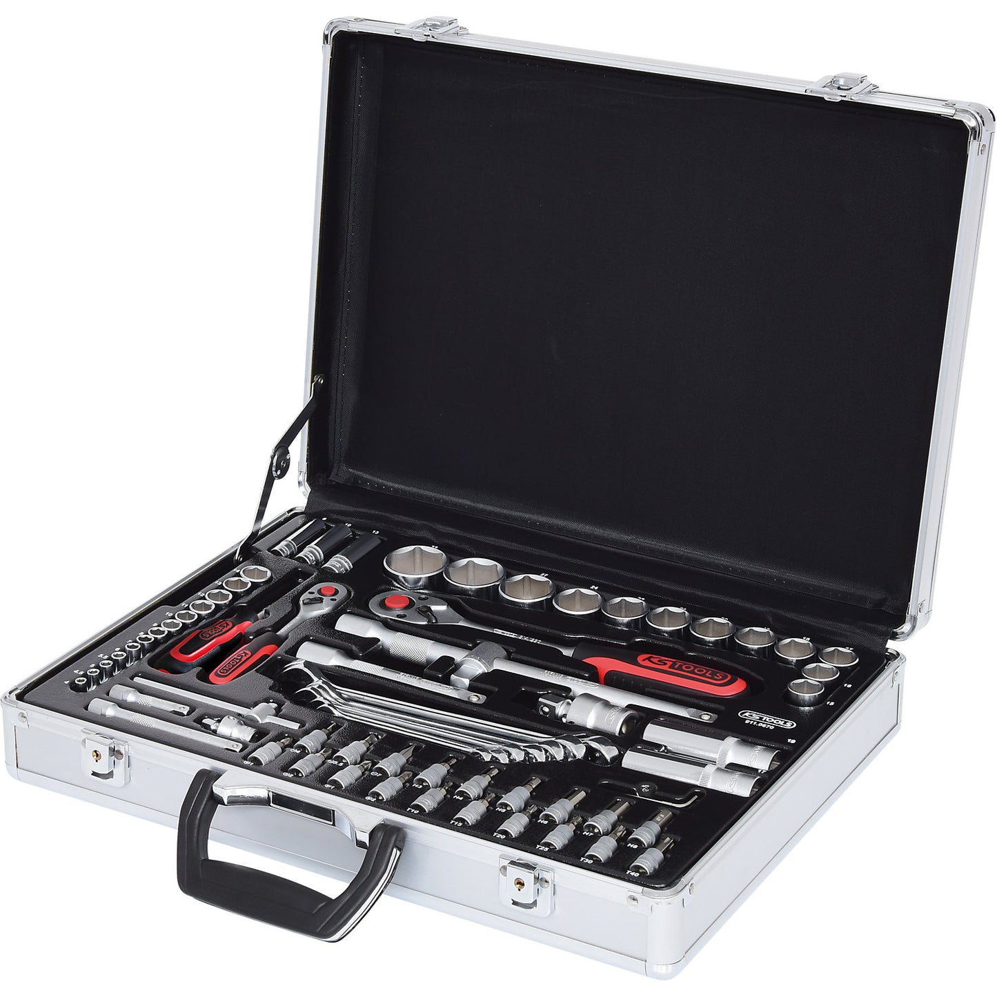 1/4'' + 1/2'' box spanner set, 70 parts, flank traction.