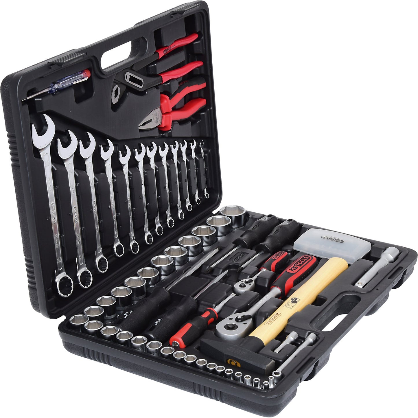 1/4'' + 1/2'' tool set, 88 parts, reversible.