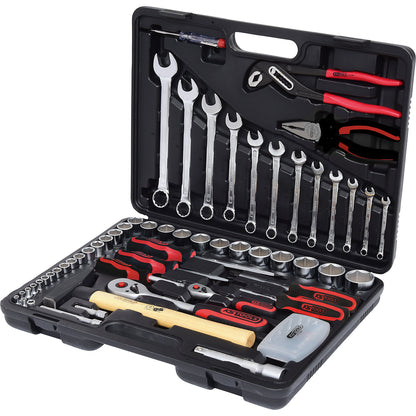 1/4'' + 1/2'' tool set, 88 parts, reversible.