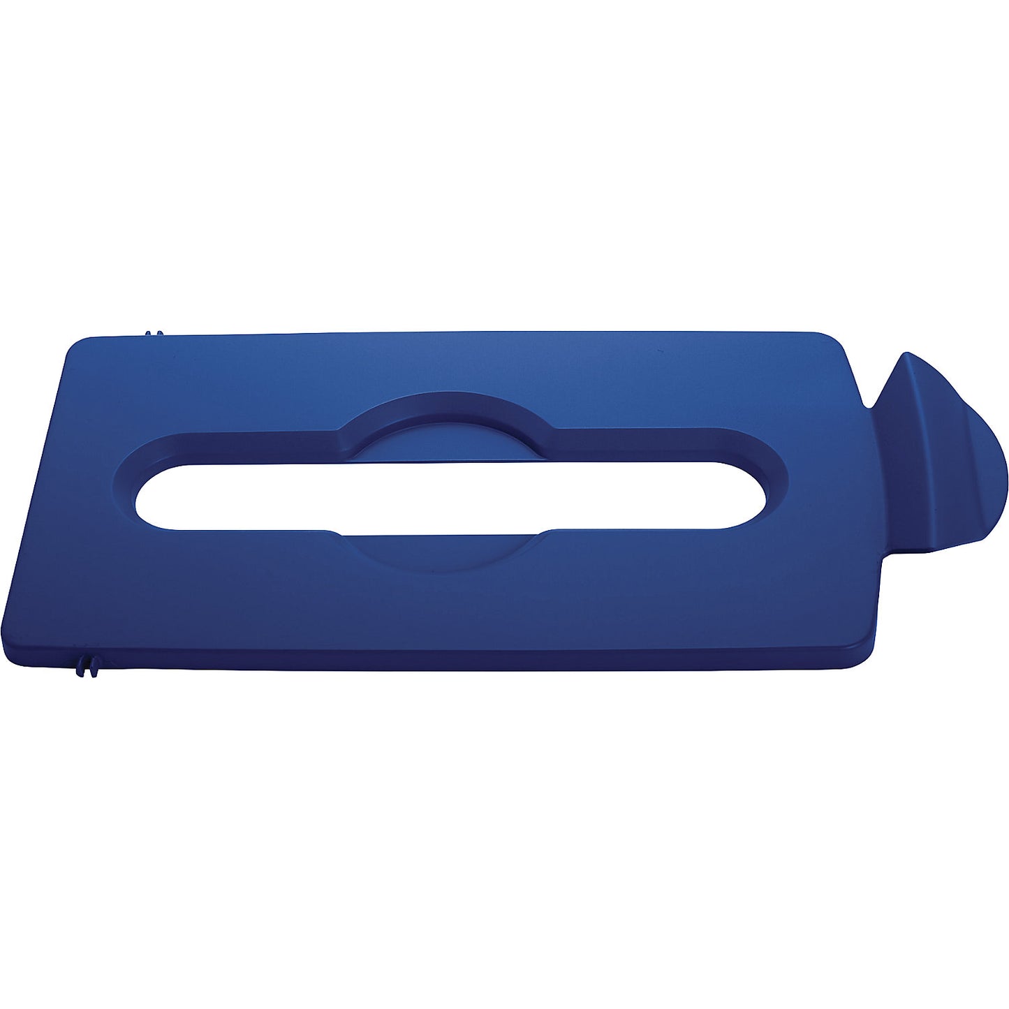 Lid insert, deposit slot, blue.
