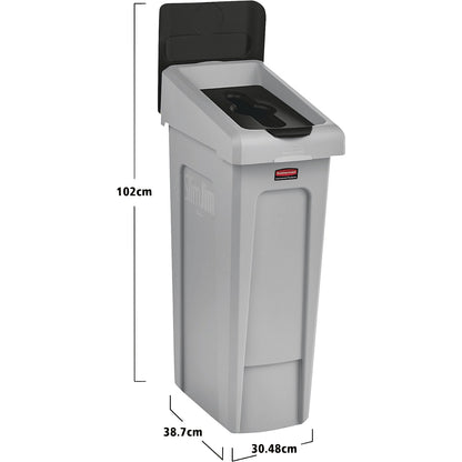 SLIM JIM® recyclable material station, starter set, capacity 87 l, 1+ items.