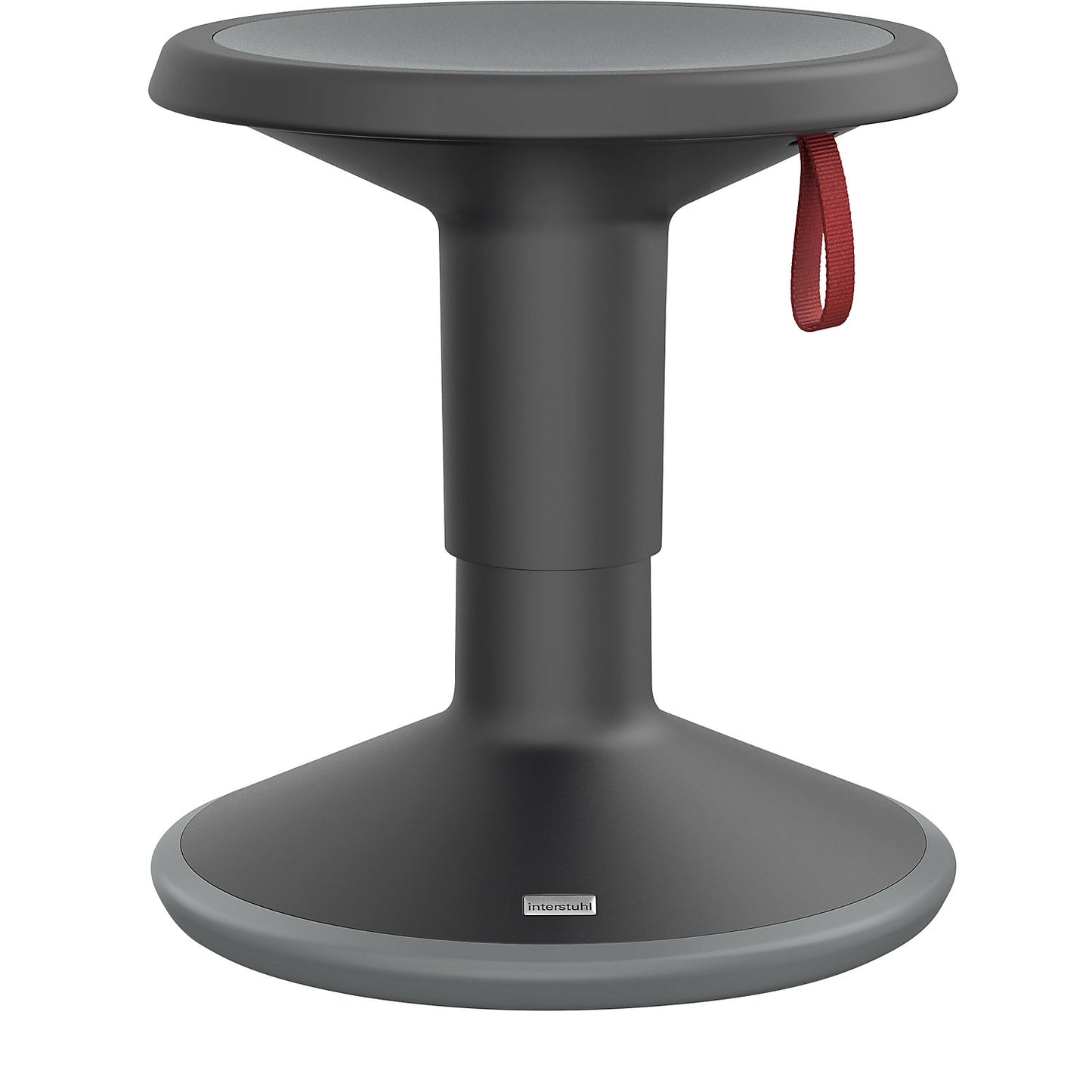 UP multifunctional stool, height adjustable 375 - 490 mm, black.