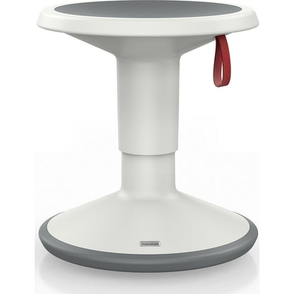 UP multifunctional stool, height adjustable 375 - 490 mm, grey white.