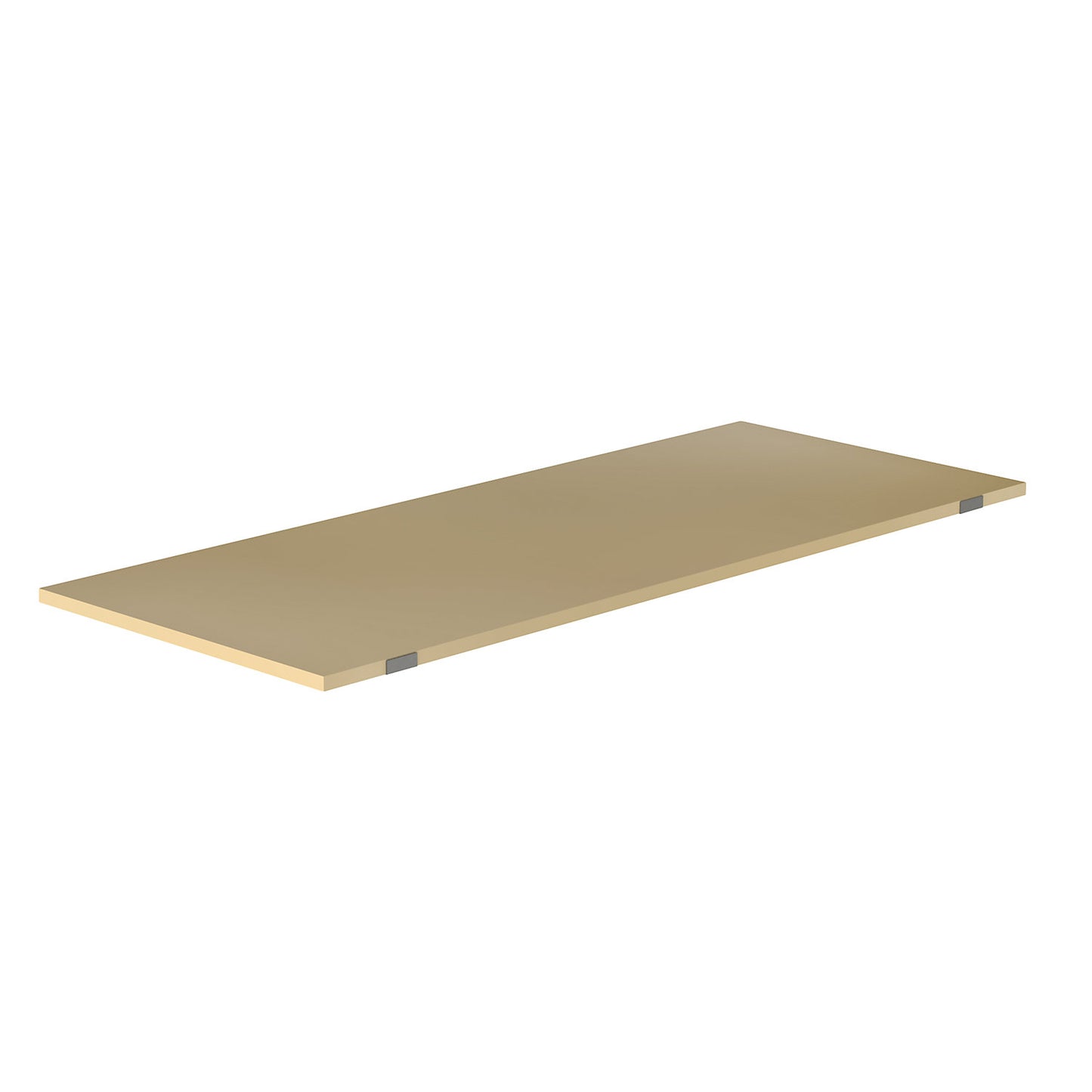 Shelf for pallet shelf unit, moulded chipboard shelf, for beam length 2700 mm, shelf unit depth 1100 mm.
