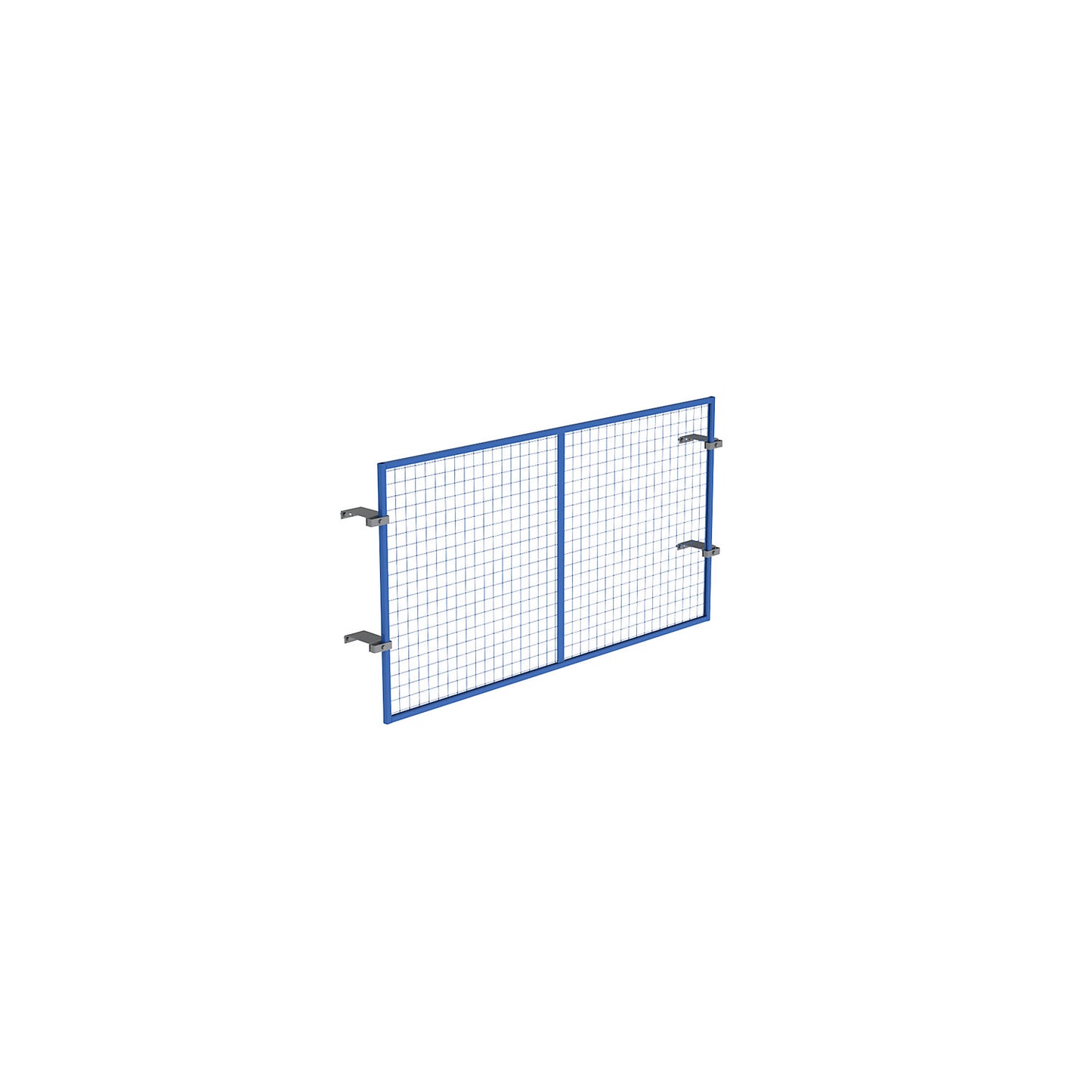 Mesh rear panel, blue, height 1000 mm, for beam length 1825 mm.
