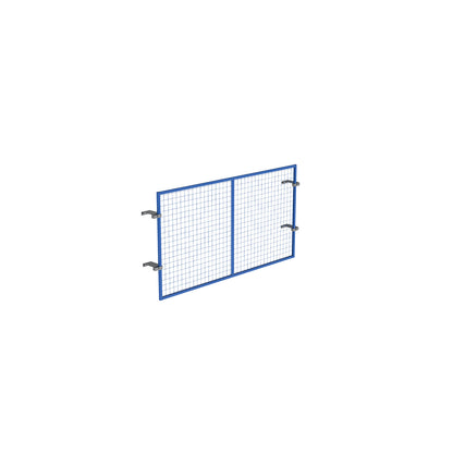 Mesh rear panel, blue, height 1000 mm, for beam length 1825 mm.