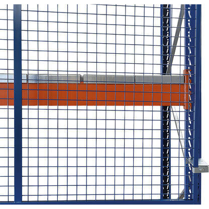 Mesh rear panel, blue, height 1000 mm, for beam length 1825 mm.