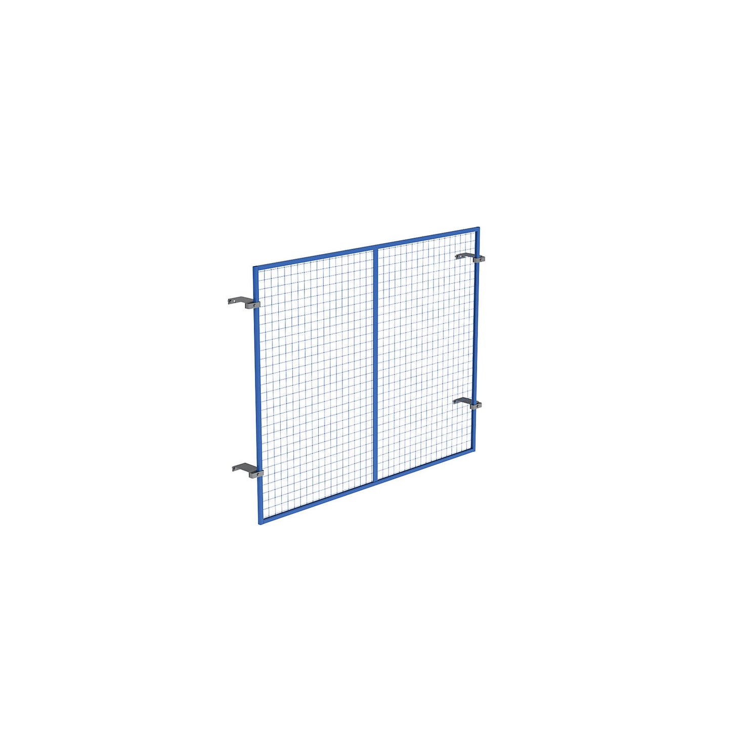 Mesh rear panel, blue, height 1500 mm, for beam length 1825 mm.
