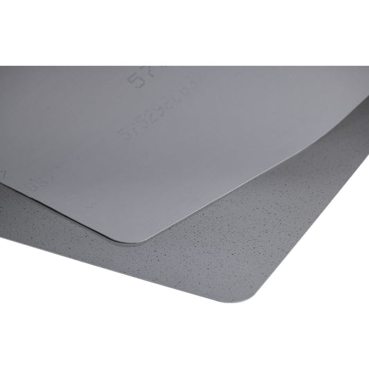 YOGA FLAT ULTRA workbench mat, WxH 1200 x 2 mm, per m, light grey / granite.