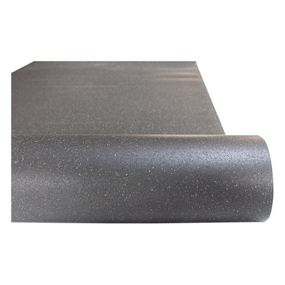 YOGA FLAT GRIP floor mat, WxH 1200 x 2 mm, per m, charcoal.