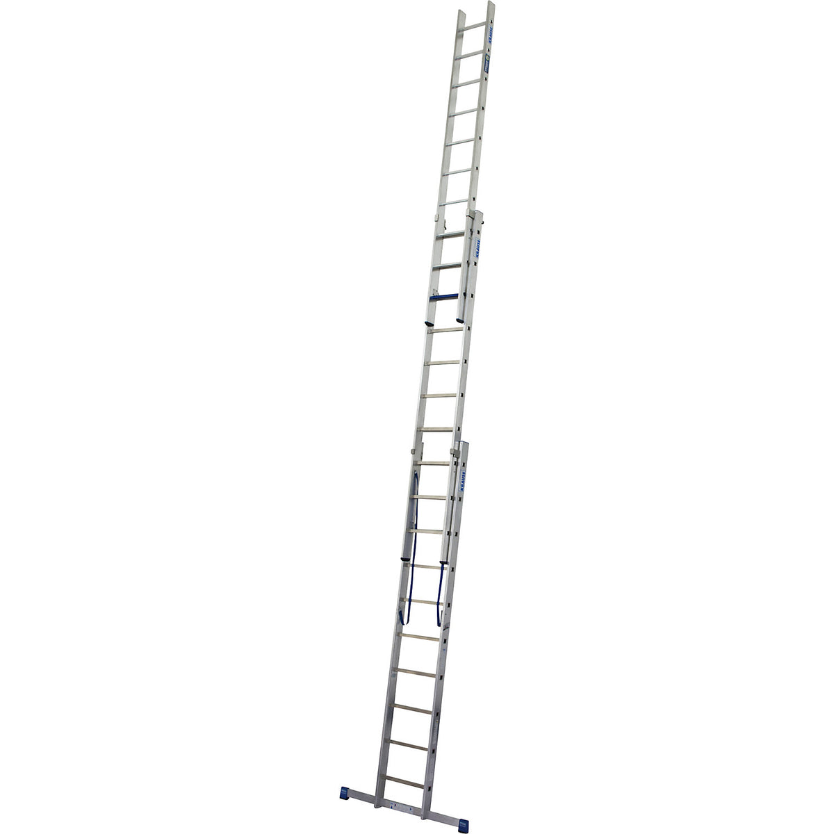 STABILO + S professional multi-purpose ladder, 3 parts, step-rung combination, 3 x 10 steps/rungs.