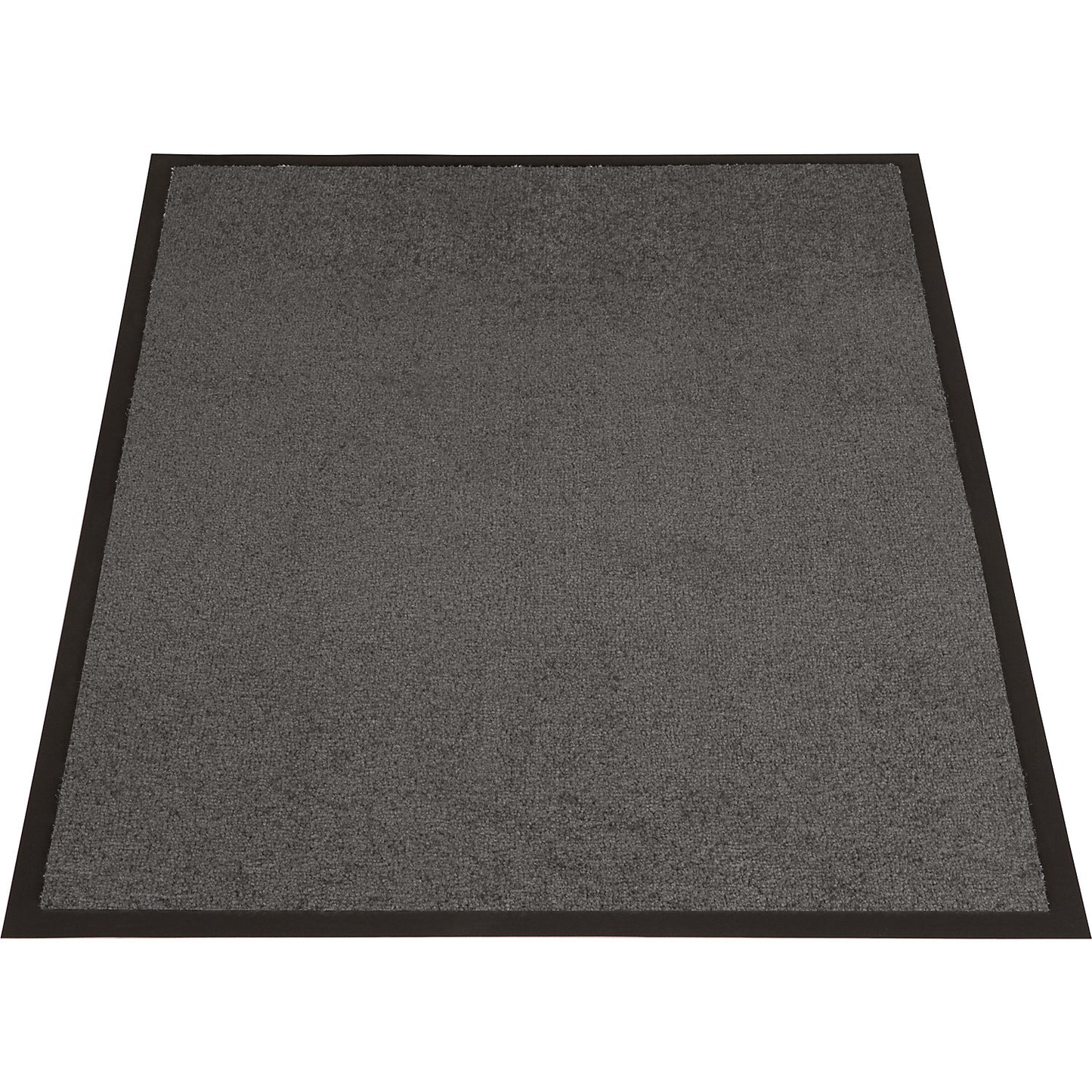 Entrance matting for indoor use, LxW 800 x 600 mm, dark grey.