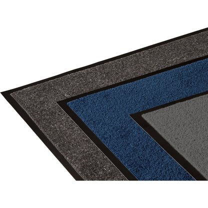 Entrance matting for indoor use, LxW 1500 x 900 mm, dark grey.