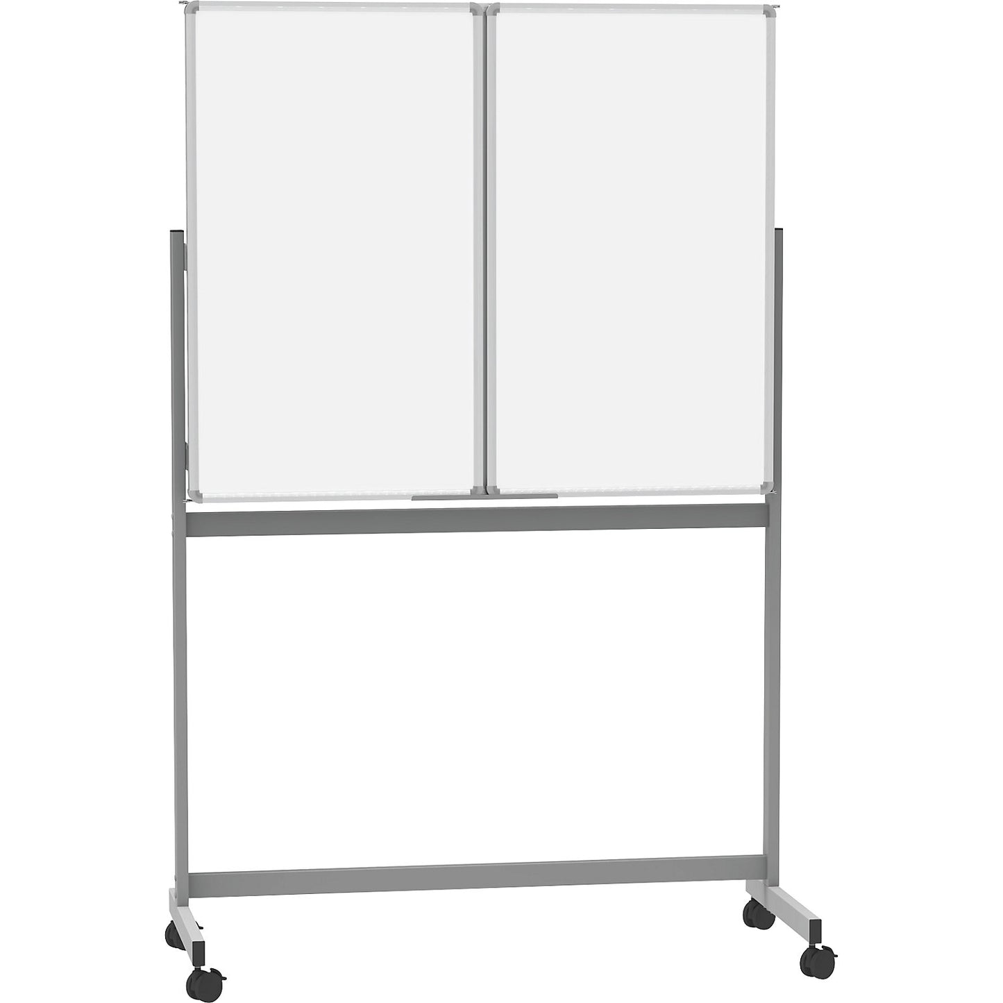 MAULstandard mobile folding board, magnetic, plastic coated, board WxH 1200 x 1000 mm.