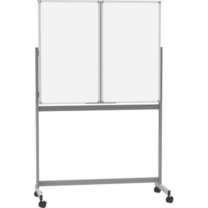 MAULstandard mobile folding board, magnetic, plastic coated, board WxH 1200 x 1000 mm.