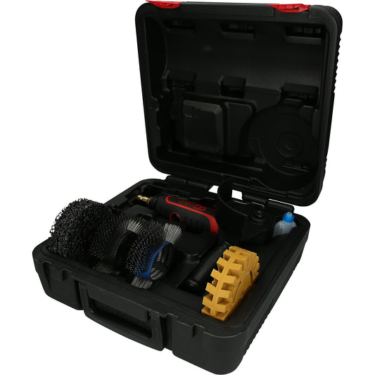 Pneumatic multi-grinder set, 8 piece, 370 W, 4000 rpm.