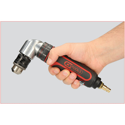 Pneumatic angle drill, pneumatic, max. 6.3 bar (90 psi).