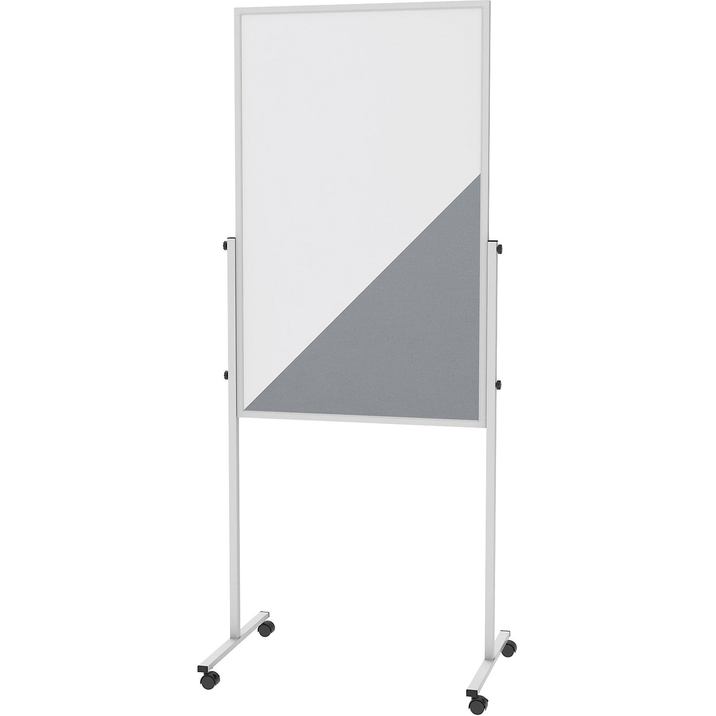 MAULsolid presentation board, whiteboard/grey felt, board HxW 1200 x 750 mm.