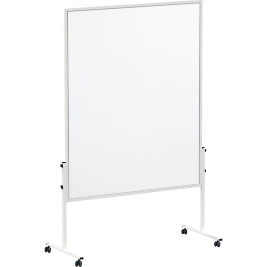 MAULsolid presentation board, mobile, whiteboard surface white.
