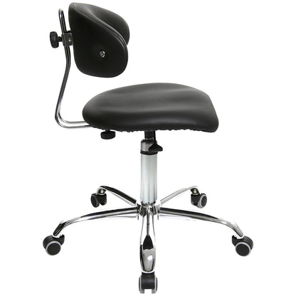 SITNESS 40 swivel chair, vinyl cover, black.
