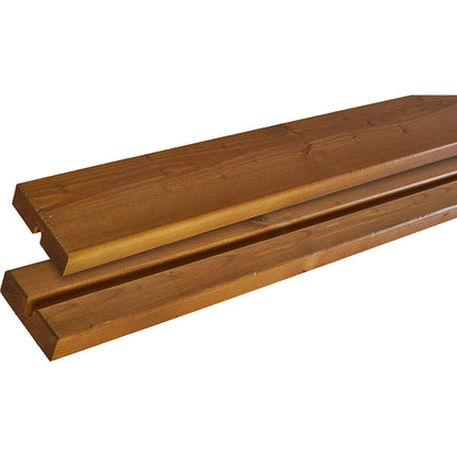Picnic bench, steel frame, hot dip galvanised, LxD 1770 x 1610 mm, softwood, teak-coloured, without backrest.
