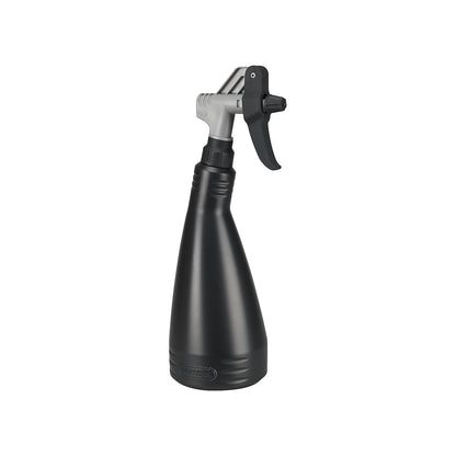 Double stroke industrial atomiser 180°, for cleaning solution/disinfectants, 1 l, pack of 6, black.