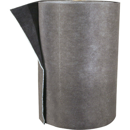 DuraSoak® universal absorbent sheeting, roll of sheets, pack of 1 roll, recycled cellulose, 720 mm x 38 m, grey.