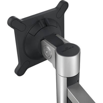 Monitor holder with arm for 1 monitor, HxWxD 470 x 345 x 120 mm, through-desk mounting.