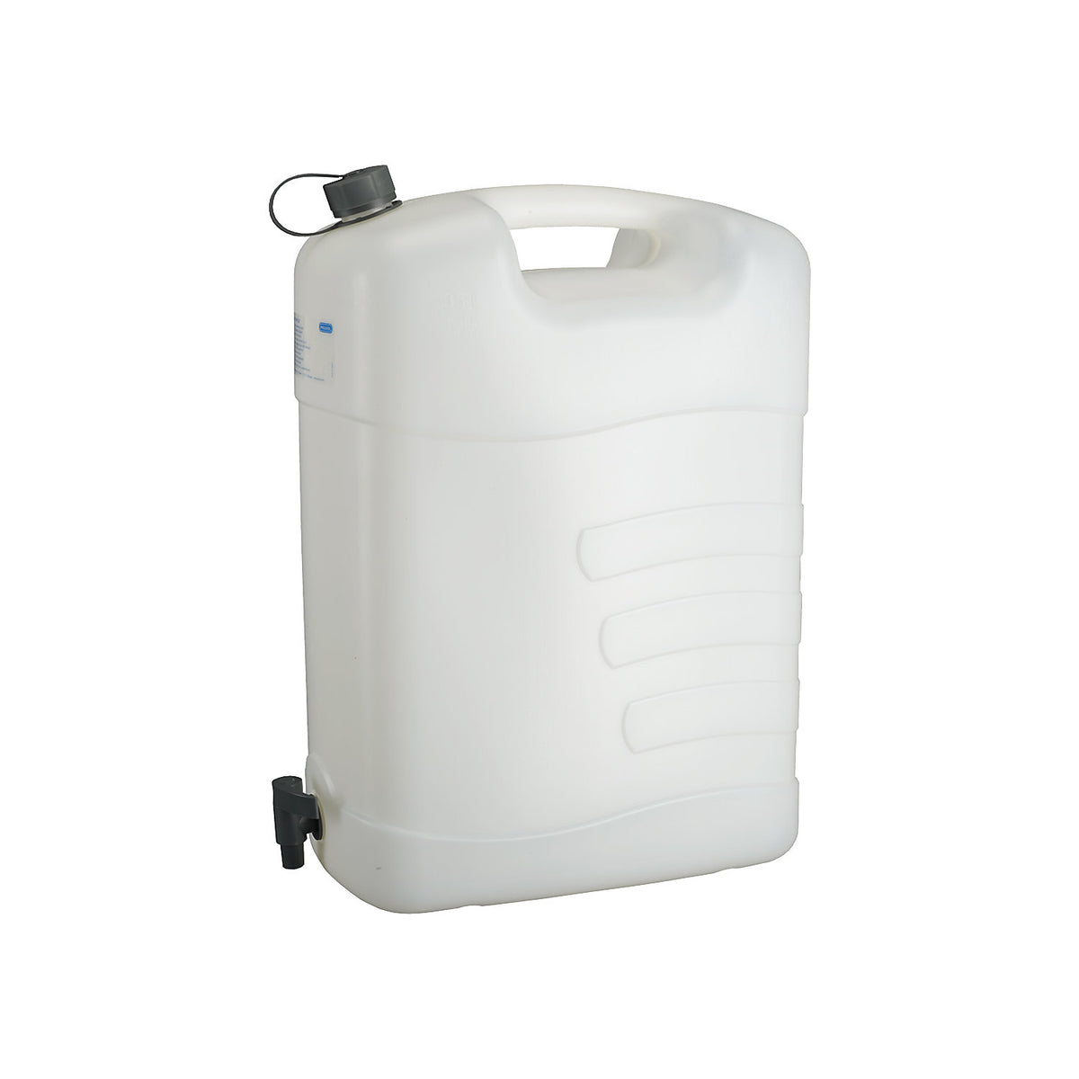 Water canister with drain tap, 35 litres, pack of 5, LxWxH 415 x 248 x 537 mm.