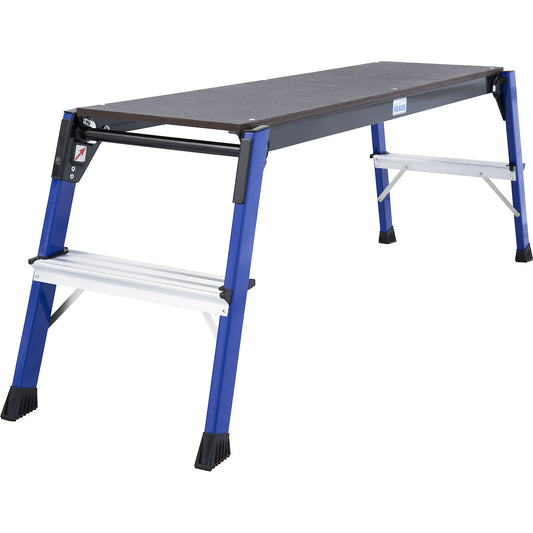 StepTop working platform, working height 2.45 m, platform size 1100 x 300 mm.