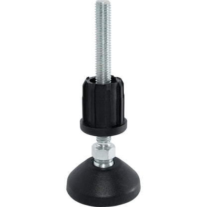 Foot plate, height adjustable, pack of 4, for STABILO machine steps.