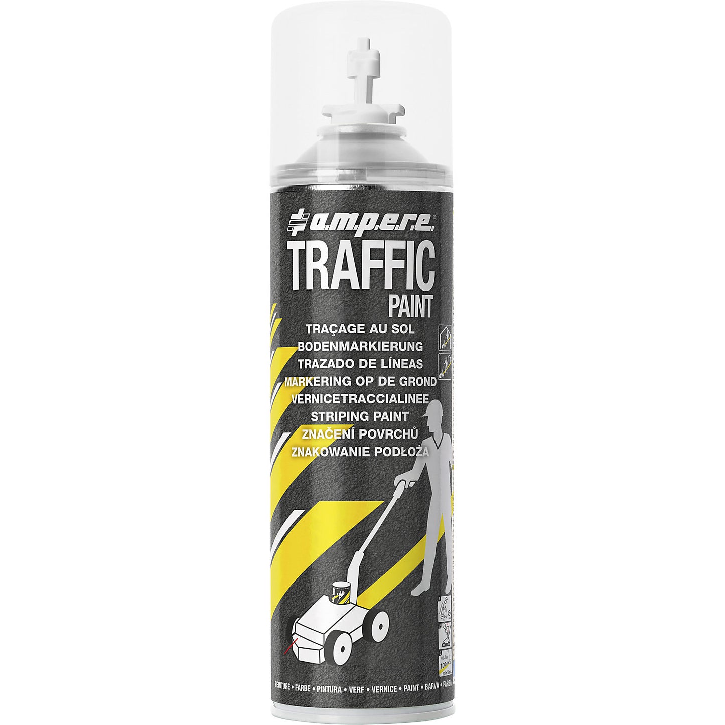 Traffic Paint® marking paint, contents 500 ml, pack of 12, white.