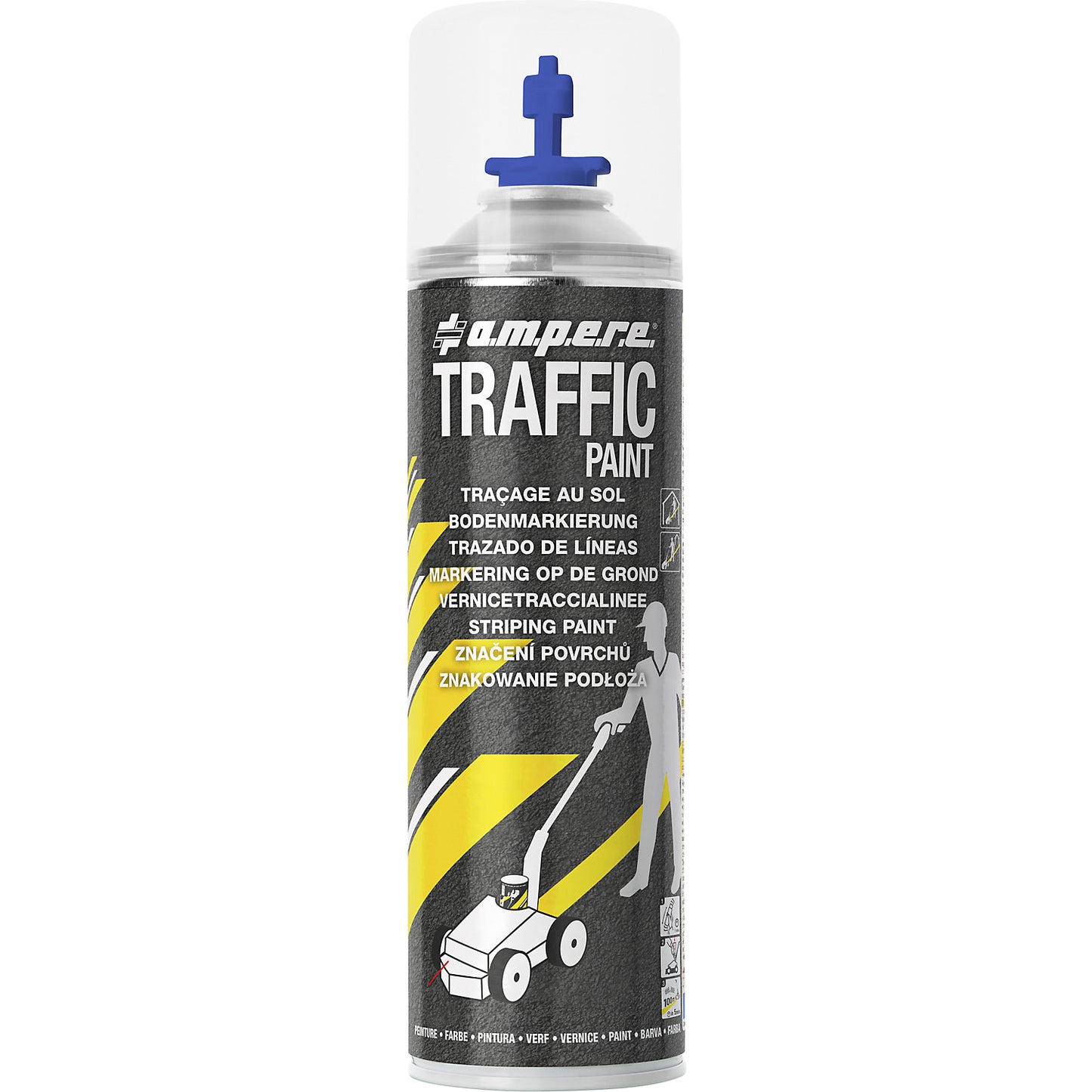 Traffic Paint® marking paint, contents 500 ml, pack of 12, blue.