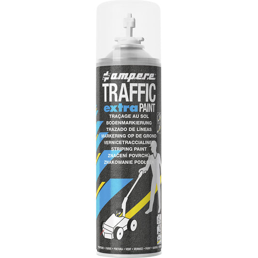 Traffic extra Paint® marking paint for demanding applications, contents 500 ml, pack of 12, white.