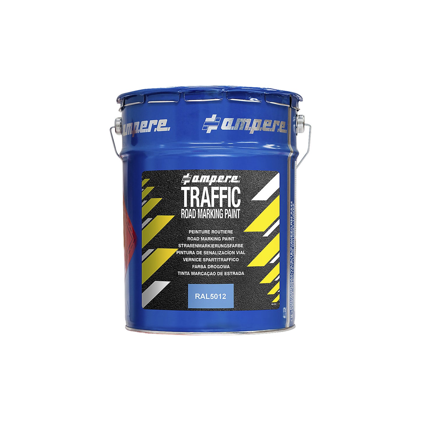 Road marking paint, 5 kg pail, blue.