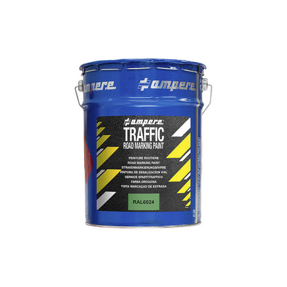 Road marking paint, 5 kg pail, green.