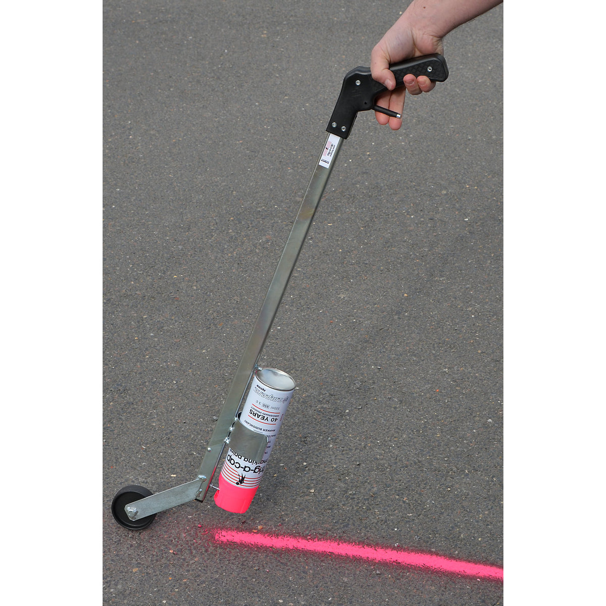 Marking stick for trig-a-cap®, painted markings without bending, height 750 mm.