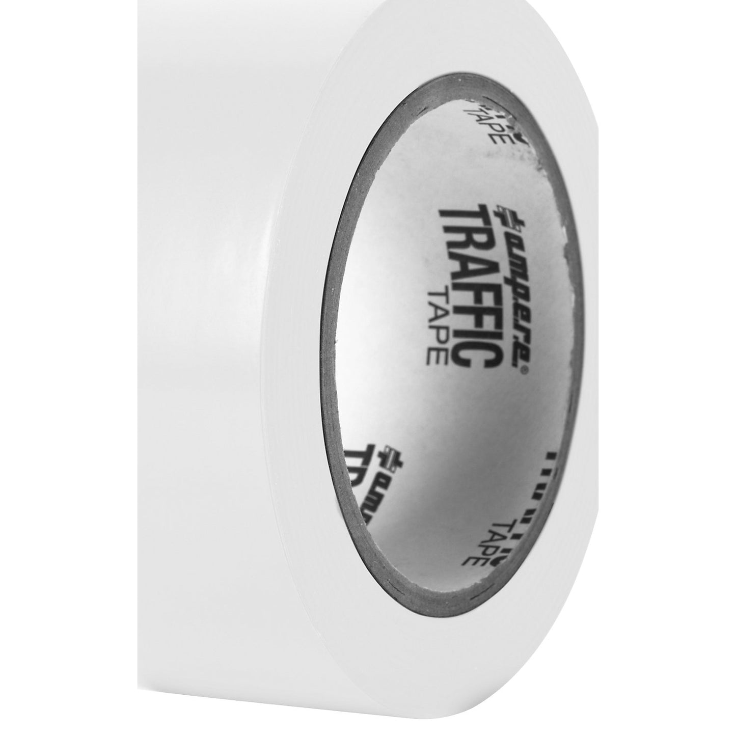Floor marking tape, width 50 mm, white.