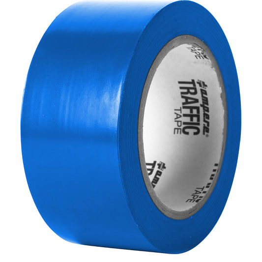 Floor marking tape, width 50 mm, blue.