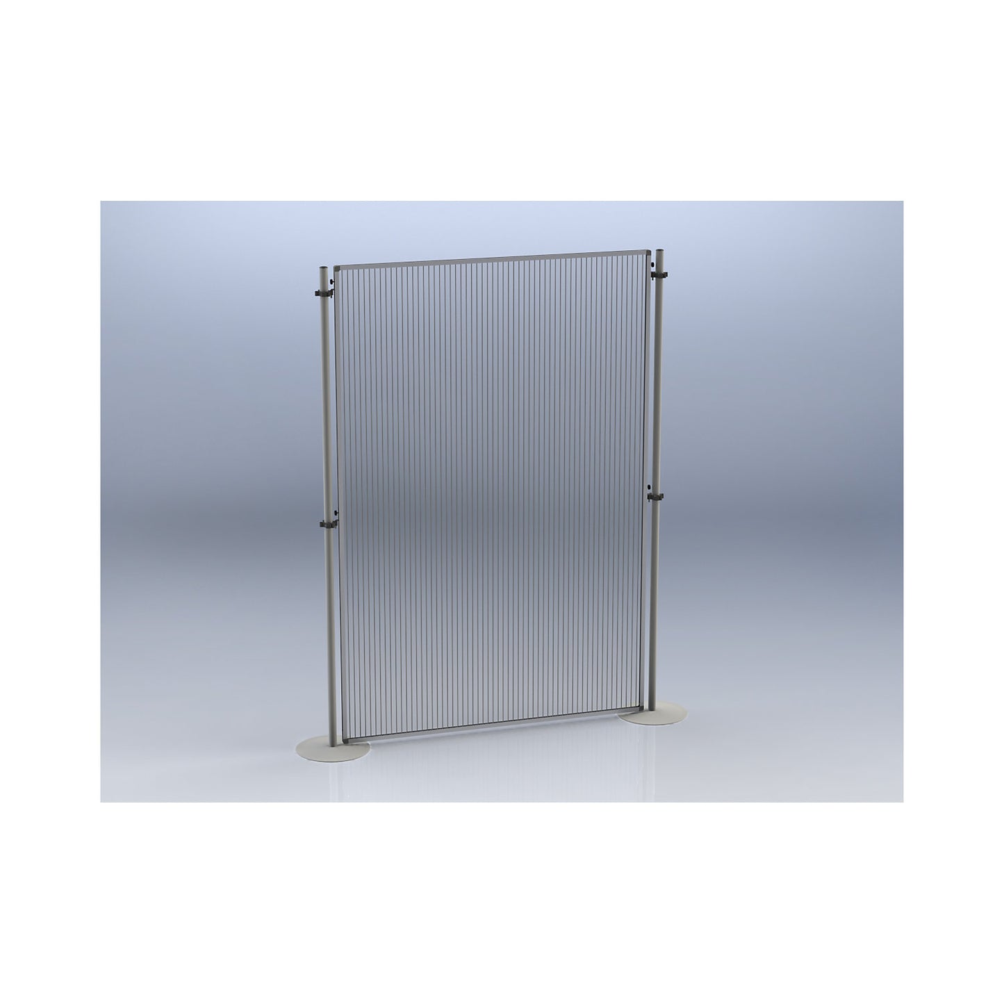 Functional partitions, polycarbonate glass panel, HxW 1800 x 1200 mm, pack of 1.
