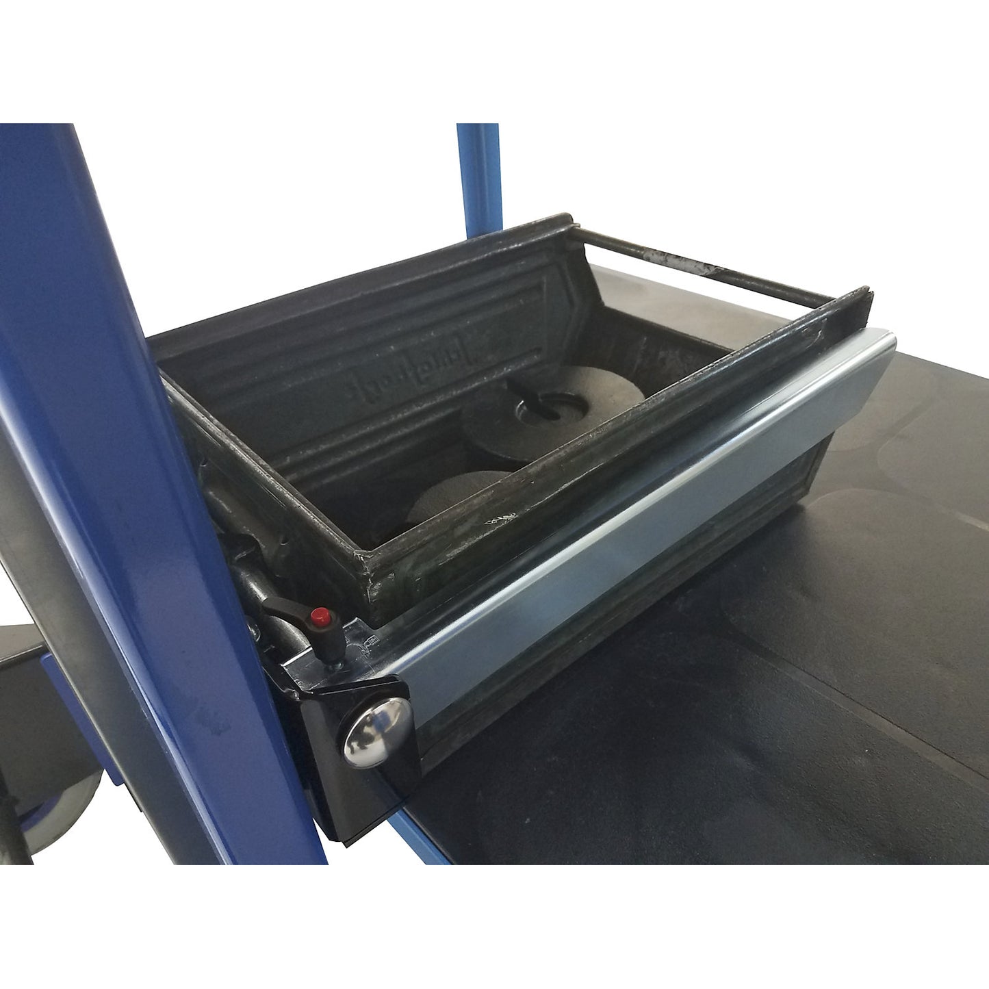 Box fork for material lifter and lift truck, LxW 450 x 140 - 330 mm, adjustable.