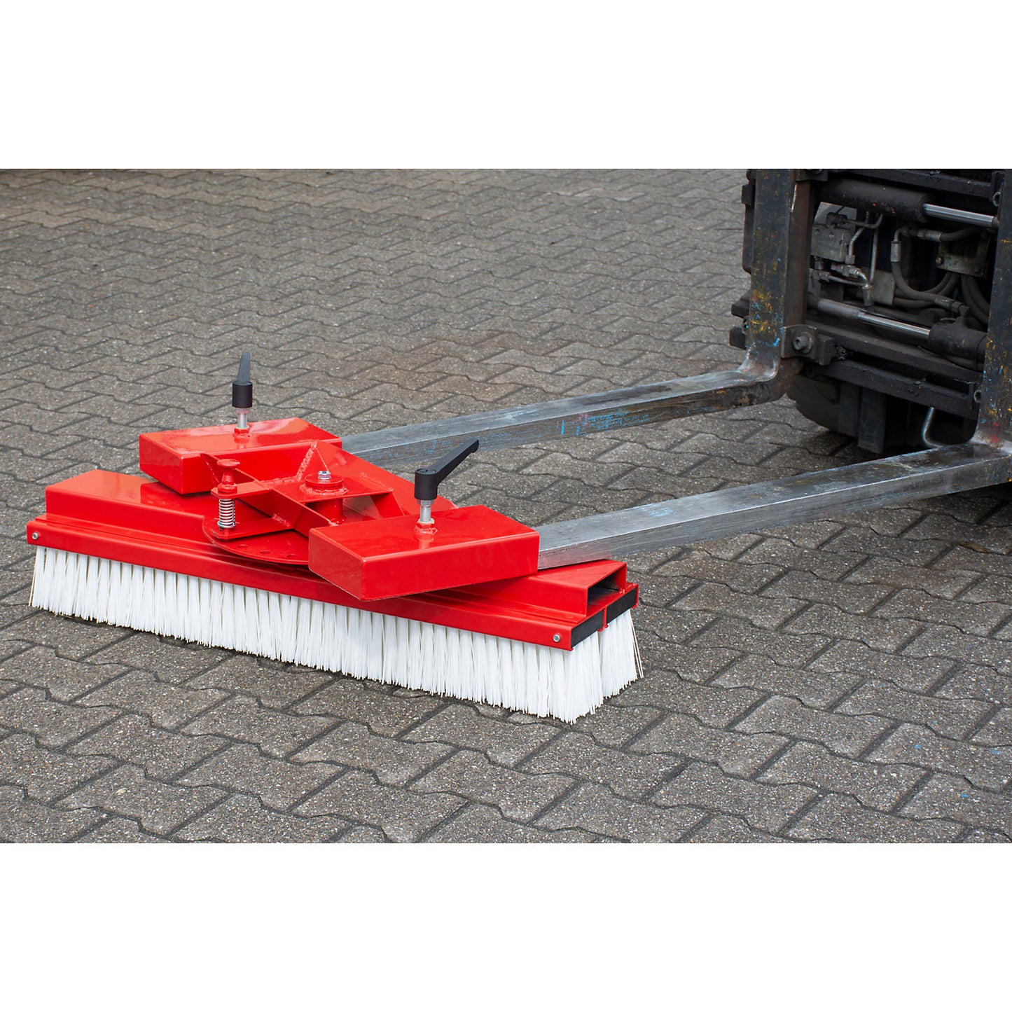 Forklift sweeper, adjustable, width 2000 mm.