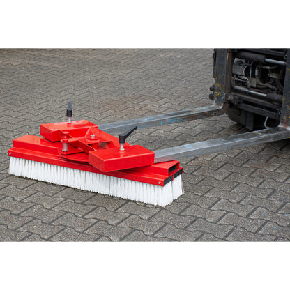 Forklift sweeper, adjustable, width 2000 mm.