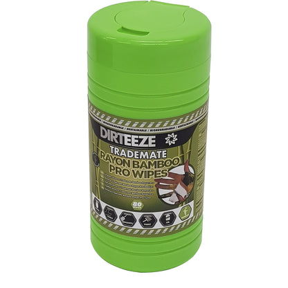 Moist cleaning cloths, bamboo fibre, hands/surfaces, 8 canisters with 80 cloths, 200 x 260 mm.