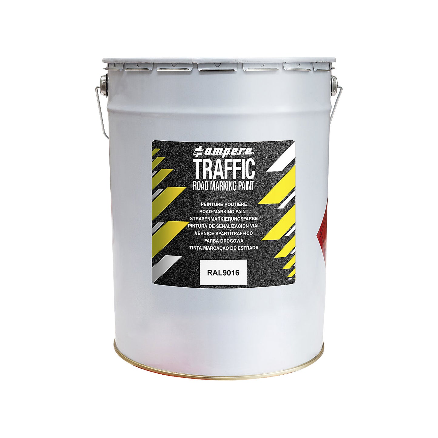 Road marking paint, 25 kg pail, white.