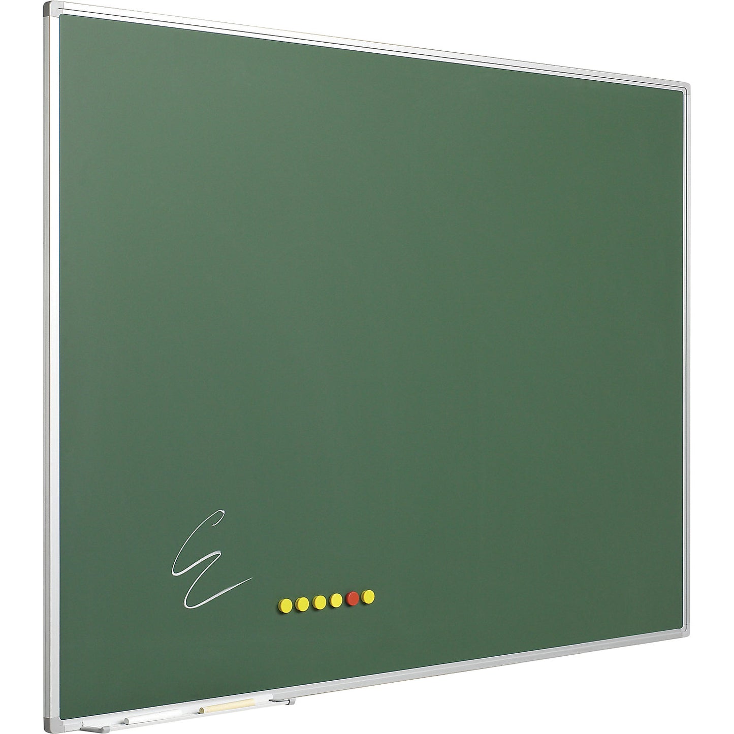 Chalkboard, board colour green, WxH 1200 x 900 mm.