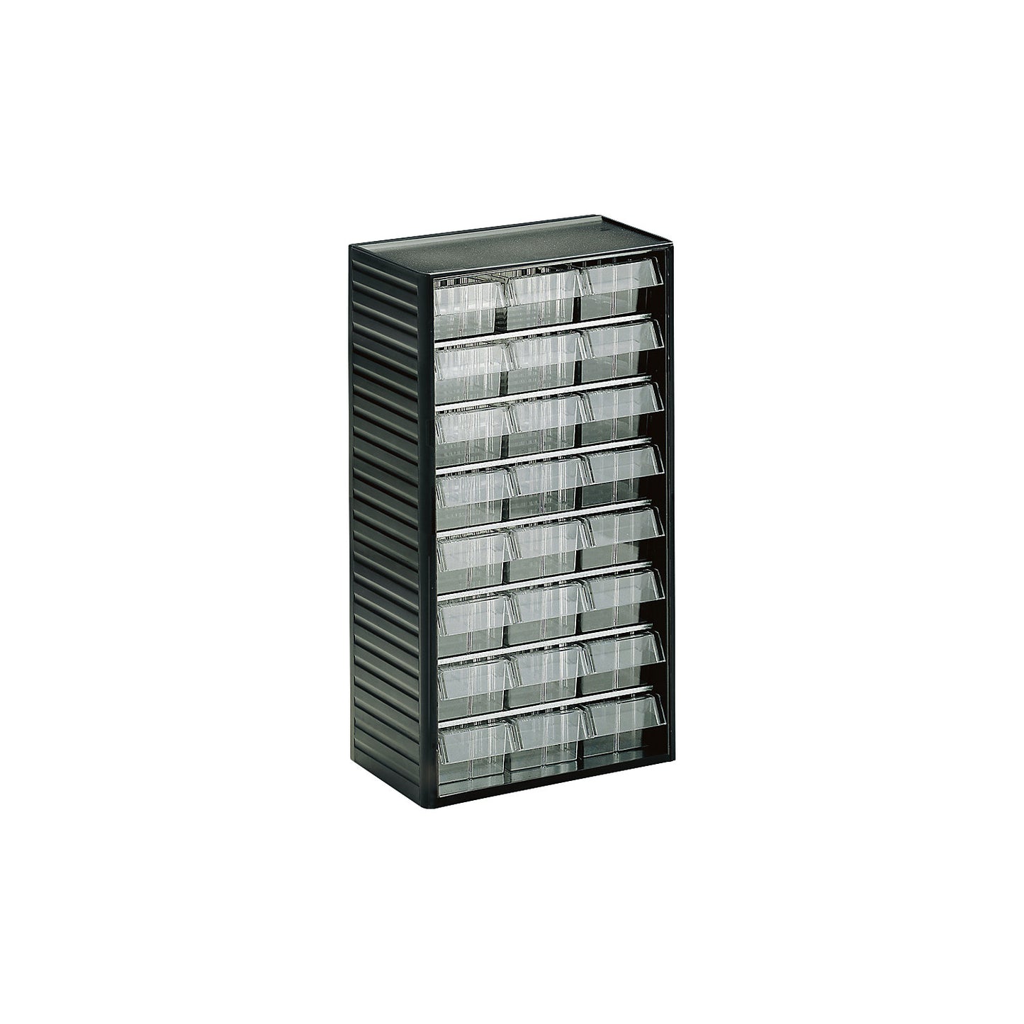 Small parts cabinet 55, HxWxD 550 x 310 x 180 mm, 24 drawers, height 59 mm.