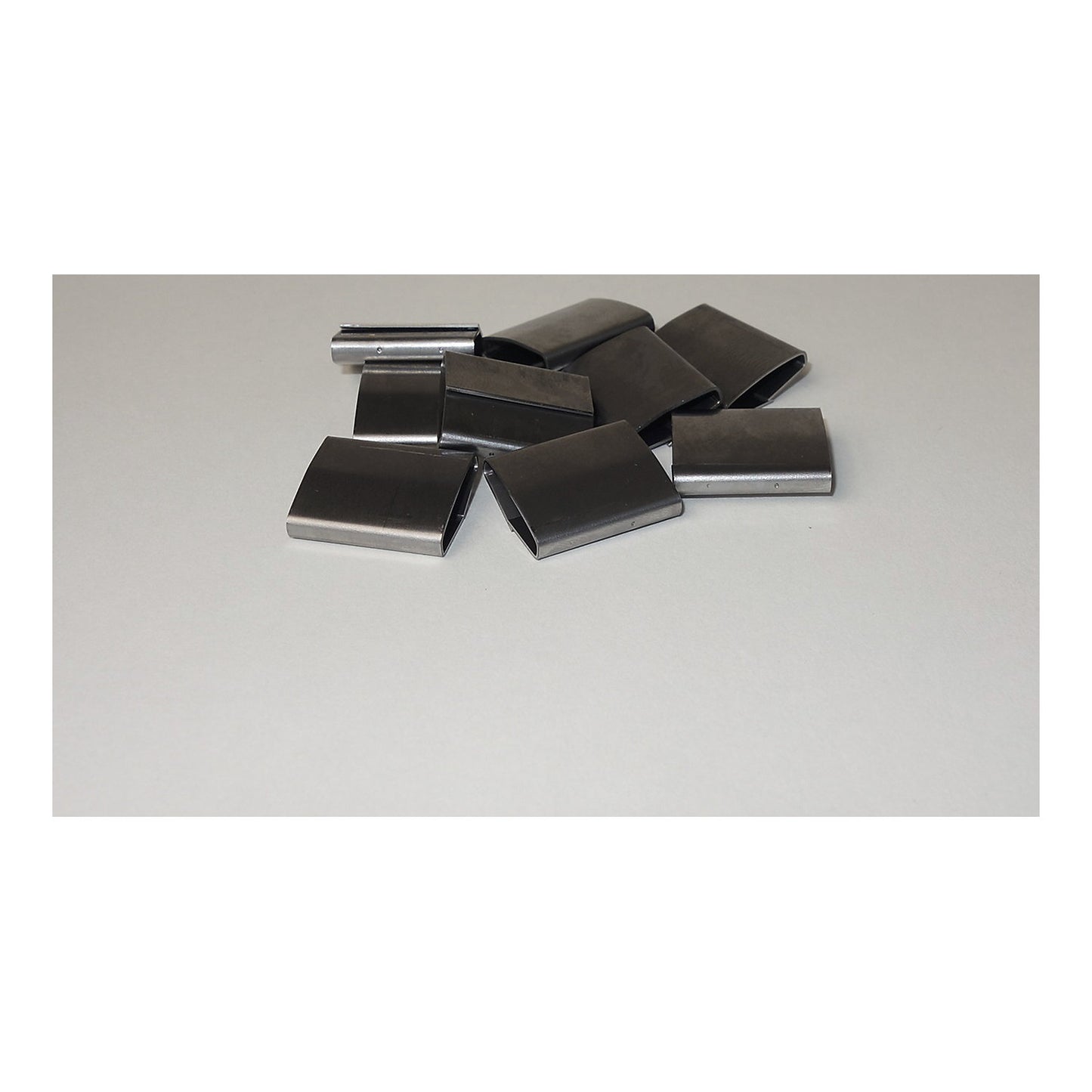 Seals, for pneumatic strapping, for steel strapping, width 16 mm, pack of 2000.