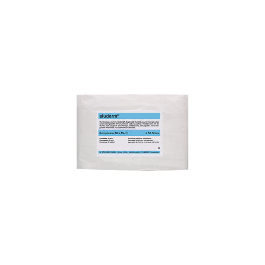 aluderm® compress, sterile packaging, pack of 50, LxW 100 x 150 mm.